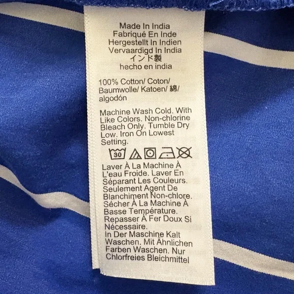 J. Crew Amelia Button Front Shirt-Dress in Stripe Cotton Poplin Blue & White - Picture 7 of 7